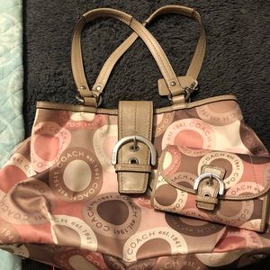 Coach Handbag and wallet